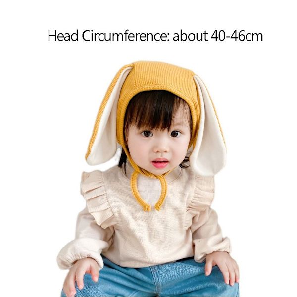 Öronlappsmössor Baby GUL yellow