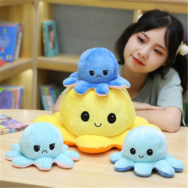 Octopus Toy Mood Doll black&green 40cm-40cm