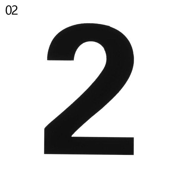 1kpl Oven numerokilpi Ovikilpi numero 2 2