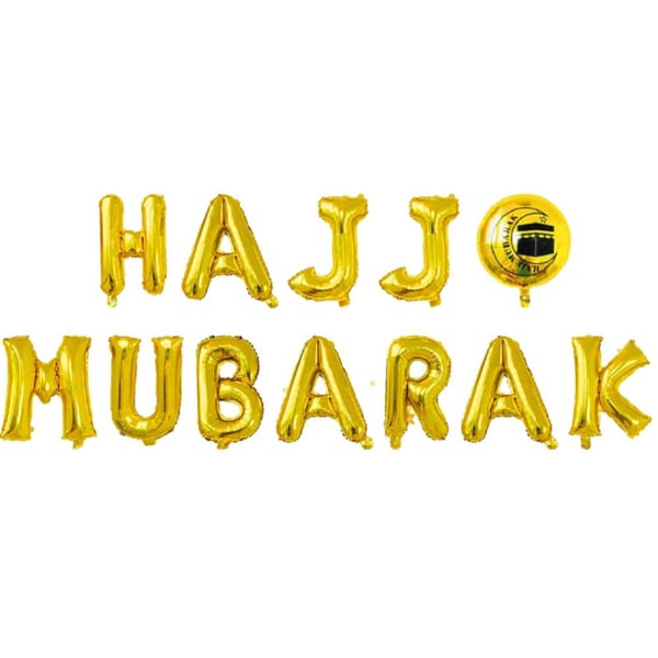 Eid Mubarak-ballonger Eid-dekorationer 7 7 7