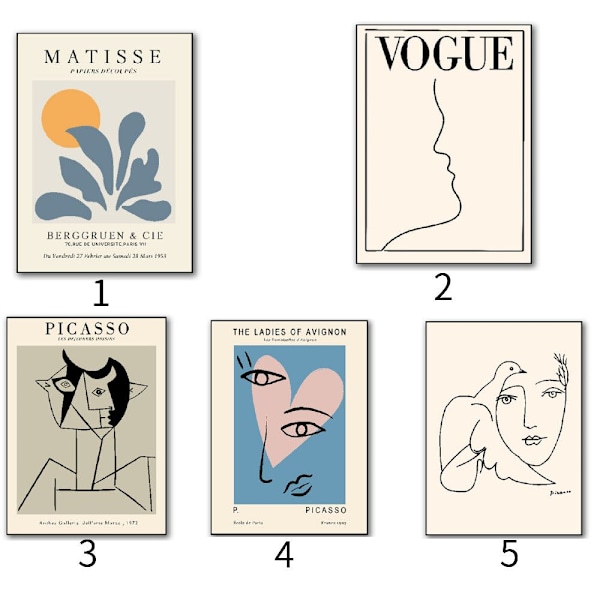 Veggmaleri Matisse Abstrakt M1 1 M1