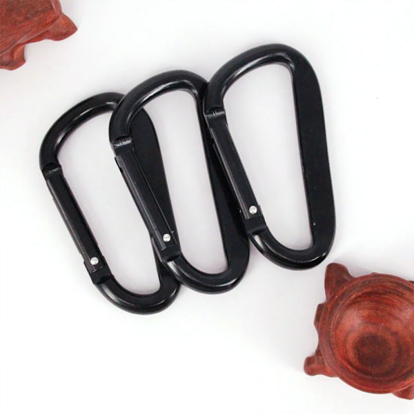 5 stk D Carabiner Snap Clip nøkkelring