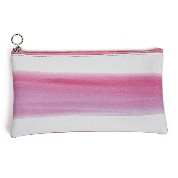 Gradient Color kosmeettinen laukku meikkipussi VAUNANpunainen pink