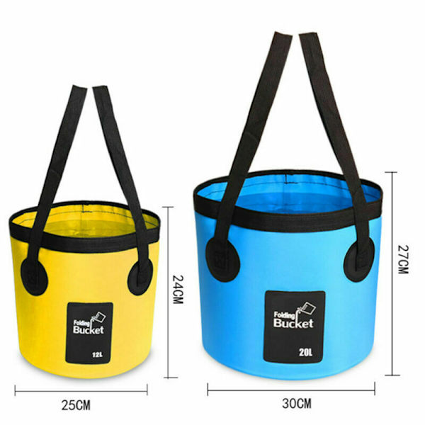 Fällbar vattenhink Vattenförvaring ORANGE 12L 12L orange 12L-12L