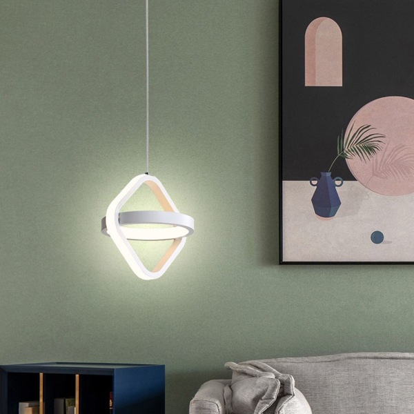 Pendellampa Modern Style RUND SVART Round Black