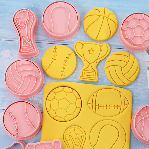8st/ set World Cup Form 3D Cookie Cutter
