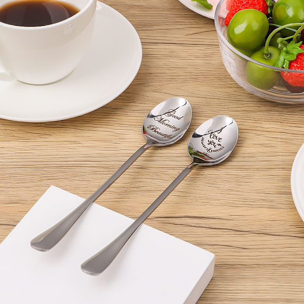 Graveret ske kaffeskeer XK-17 XK-17 XK-17