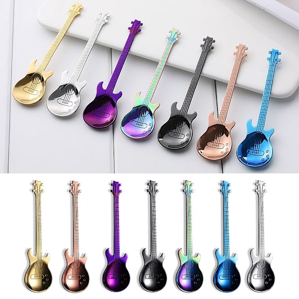 Kaffeskjeer Gitar Shape SVART black