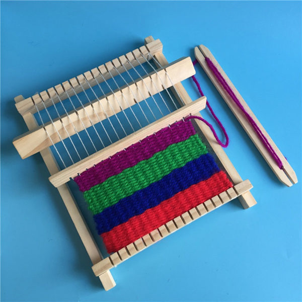 Stickvävstol Trävävleksaksvävstol