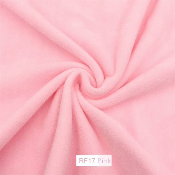 Plysj Stoff Patchwork Minky Stoffer GUL yellow