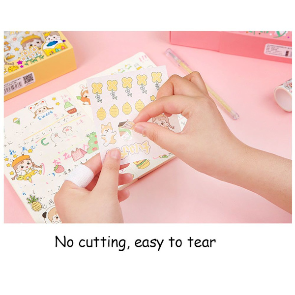10*10 cm set Käsikirjatarrasarja EE E