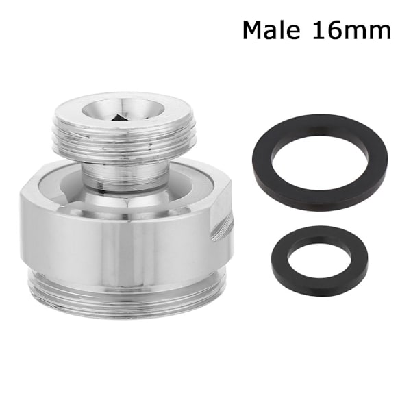 Vandhane Adapter Drejelig Belufter Adapter HAN 16MM Male 16mm
