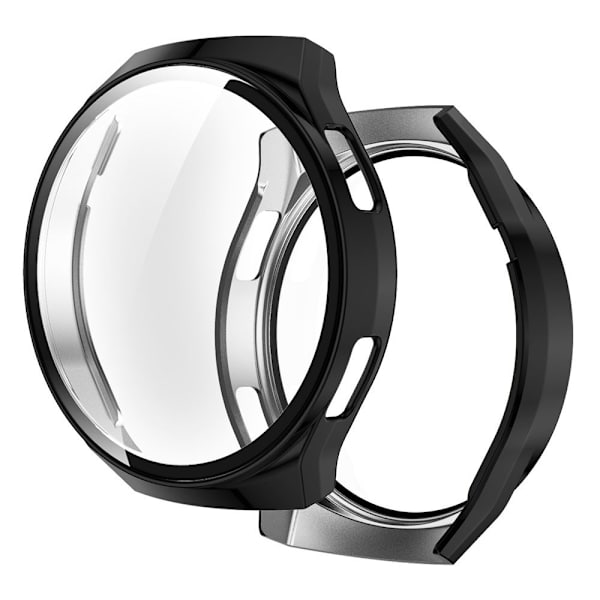 Hard PC Case Skærmbeskytter i hærdet glas SORT black