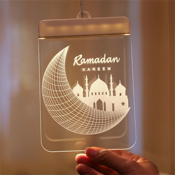 EID Mubarak LED-lampa hängande lampa 04 04 04