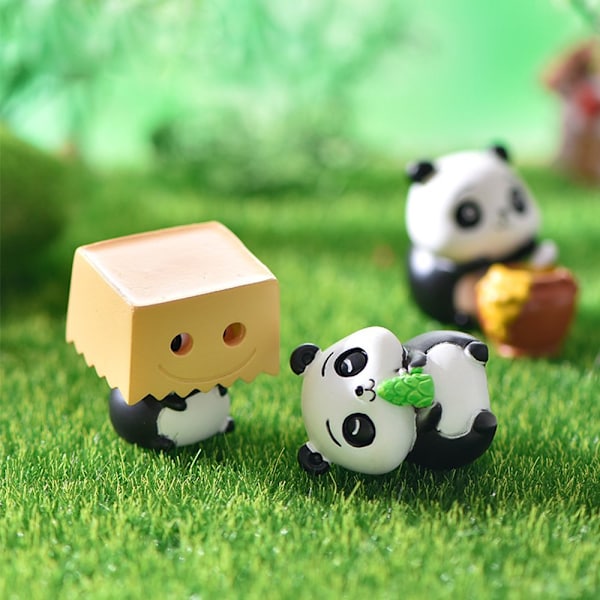 Pandafiguurit Puutarhahahmot 2 2 2