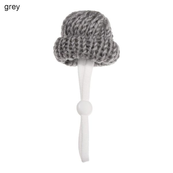 2 STK Pet Hatte Pet Cap GRÅ grey