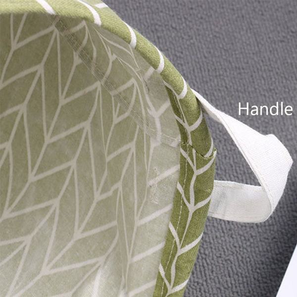 Anti-støv Big Storage Barrel Hamper Skitne klær Leker Folding 3