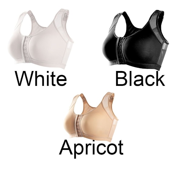 Frontstängd BH Push Up BH VIT S white S
