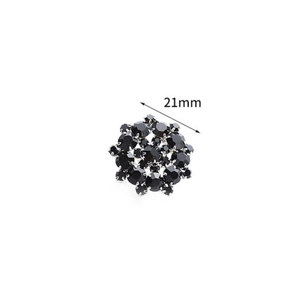 10 st/ set metall strass knappar skjorta knappar 10 st-A 10 st-A 10pcs-A