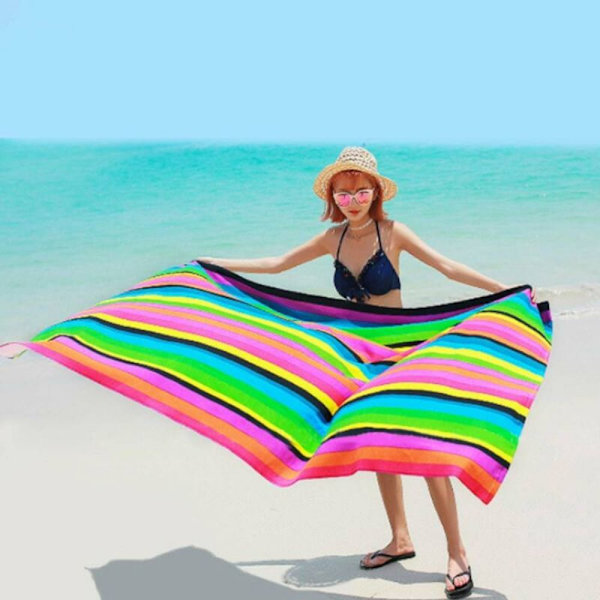 150x70cm Strandhåndklæde Rejsehåndklæde Badeværelseshåndklæde