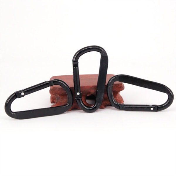 5 stk D Carabiner Snap Clip nøkkelring