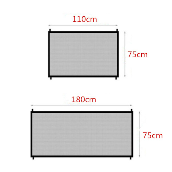 Baby Safety Gate Mesh Guard Net 110X75CM 110x75cm