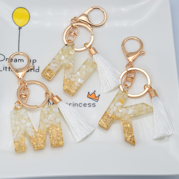 Letter Keychain Alphabet Avaimenperä P P P