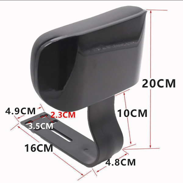 El-cykelryglæn E-Bike Rarrest Pad SORT black