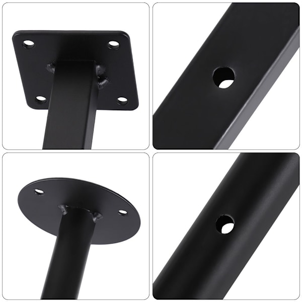 Heavy Duty hyldebeslag Støttebænk bord vægmonteret hylde B-25cm