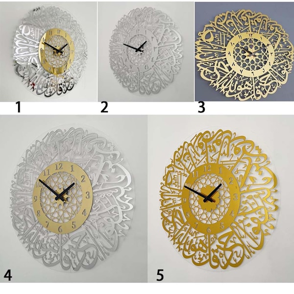 DIY-seinäkello 3D-kellot 2 2 2