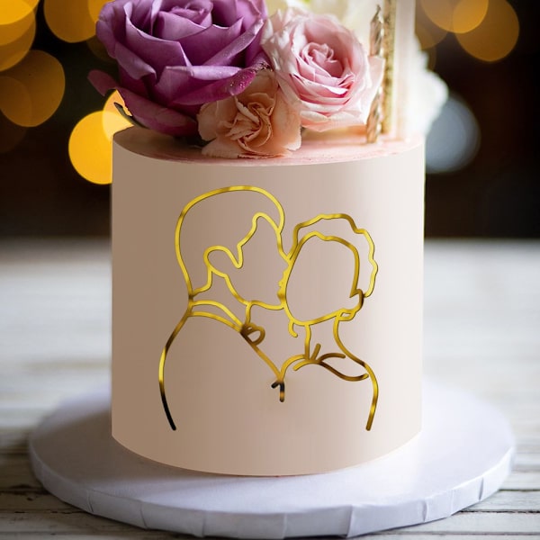 Cake Toppers Abstract Lovers TYYPPI 1 TYYPPI 1 Type 1