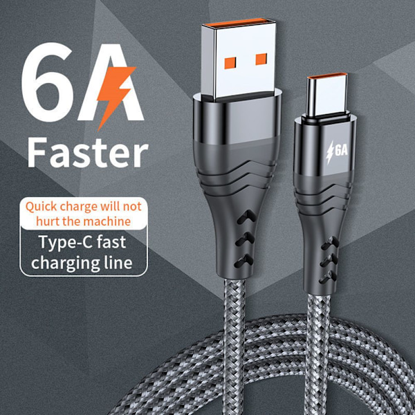 Pikalatauskaapeli USB Type C -kaapeli 1M 1m