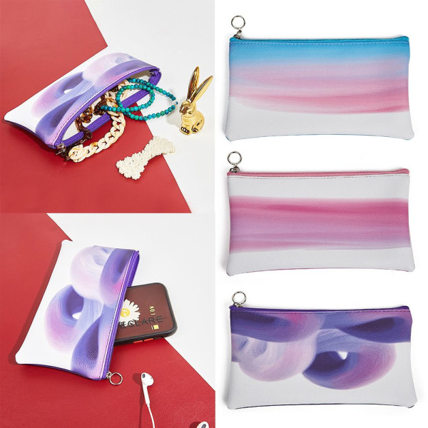 Gradient Color Cosmetic Bag Meikkipussi VILLA purple
