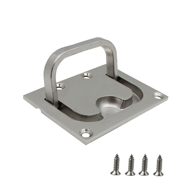 Deck Pull Handle Flush Lift Ring Anti-rattle fjäder