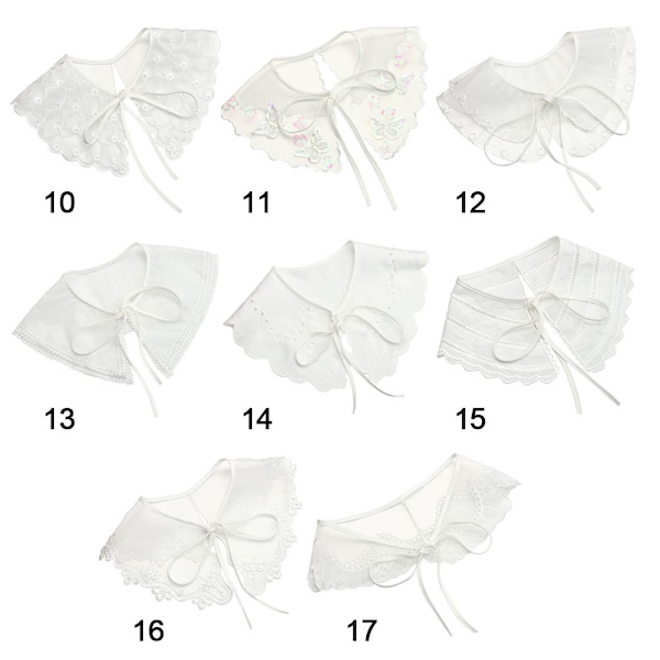 Lace Fake Collar Avtagbar False Collar 1 1