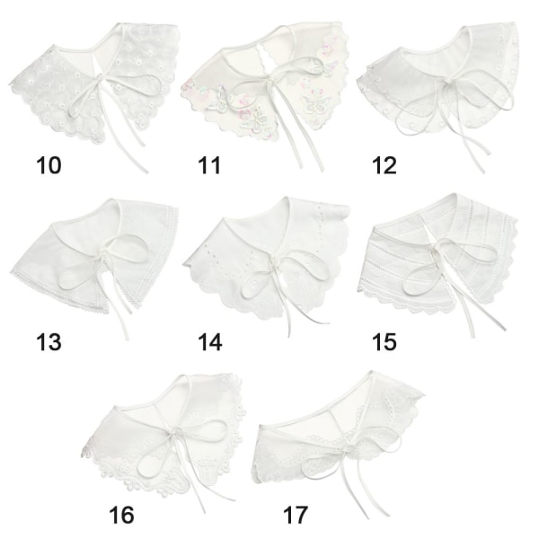 Lace Fake Collar Avtagbar False Collar 2 2