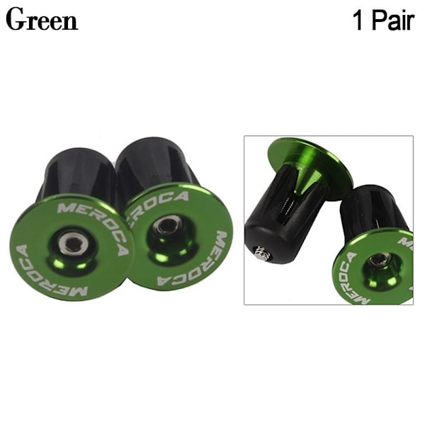 1 par cykelstyr-stik Styr endehætte GRØN Green