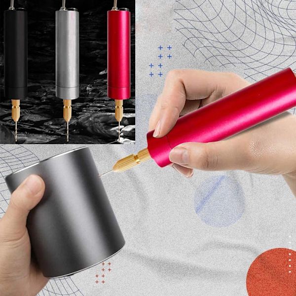 Elektrisk håndboremaskine DIY Drilling SORT Black