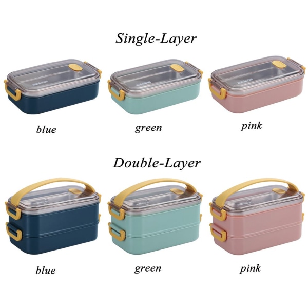 Lunch Box Bento Box ROSA ENKELLAGS ENKELLAGS pink Single-Layer-Single-Layer