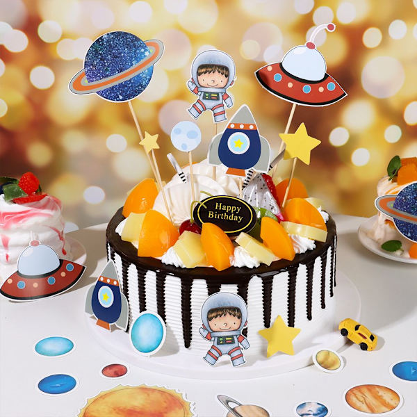 Cake Topper Cupcake koristelu 9 9 9