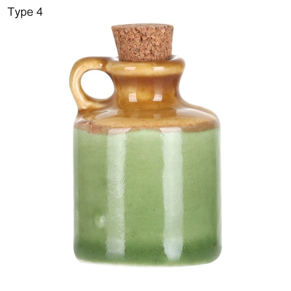 Dockhus Keramikburk Miniatyrporslinsburkar TYP 4 TYP 4 Type 4