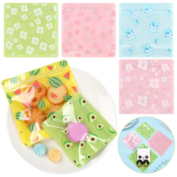 10 stk/pose Ziplock Bag forseglet pose 13,5 cm X 13,5 MB B 13.5cm x 13.5mB