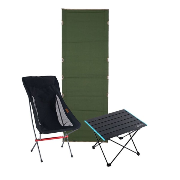 Campingsäng Hopfällbar spjälsäng Säng LJUSGRÖN Light Green