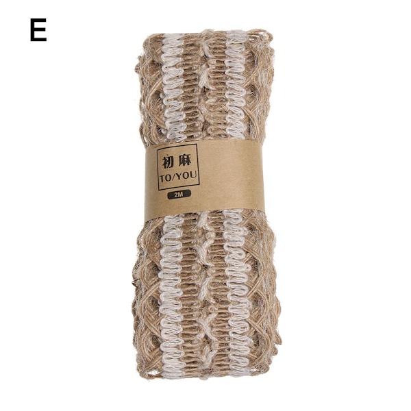 3/4 stk Naturlig Jute Hessian Jute E E