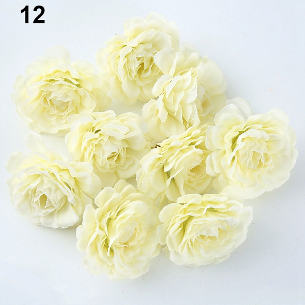 10 stk blomsterhoder kunstig peon falsk bukett 12 12