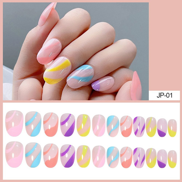Fake Nails Long Ballerina 02 02 02