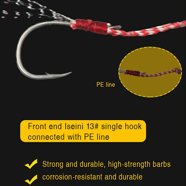 Feather Metal -kalastusuistimet Jig Bait 1 1 1
