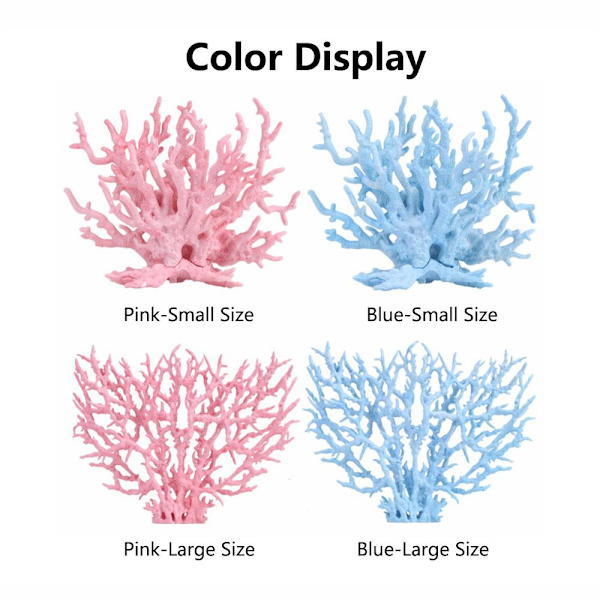 Simulert Coral Artificial Coral BLUE S S Blue S-S