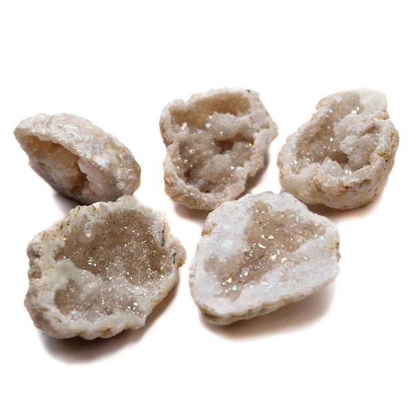 Crystal Cornucopia Natural Agat Geode GRØN green