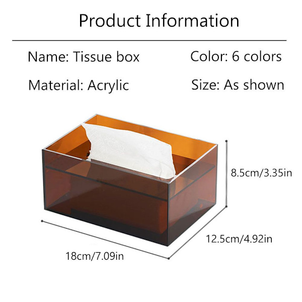 Tissue Box Servietholder MULTICOLOR multicolor